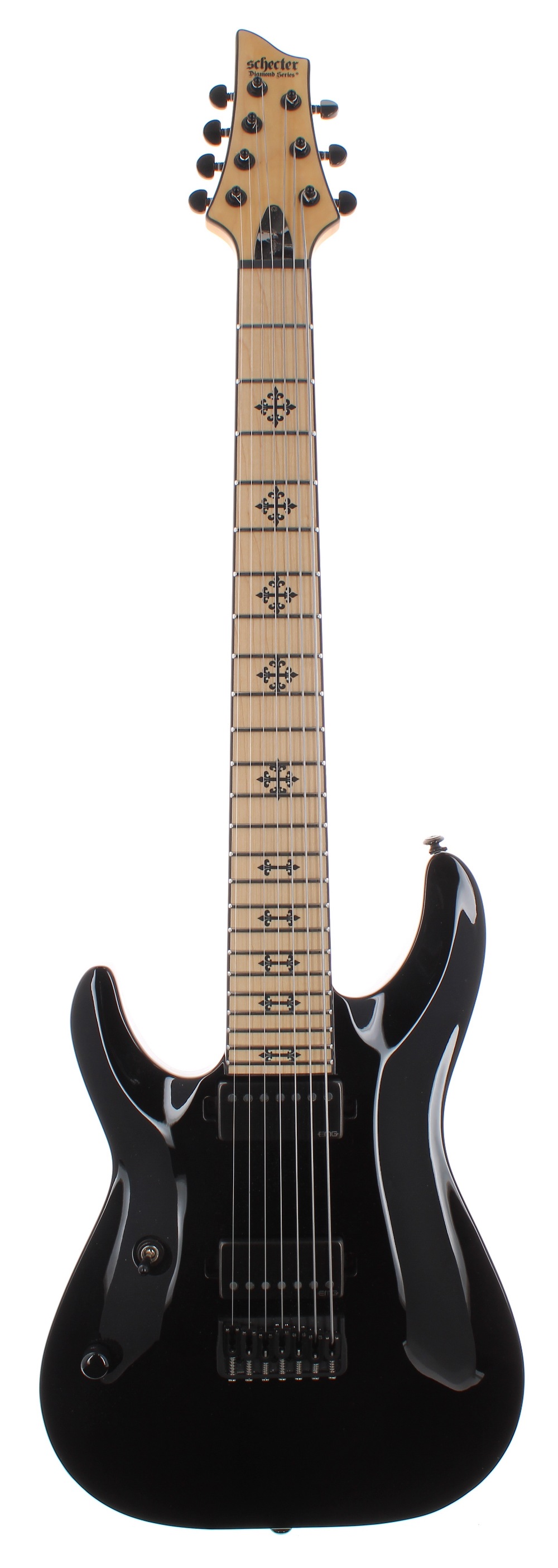 2014 Schecter Diamond Series Jeff Loomis JL-7 left-handed seven string electric guitar, made in