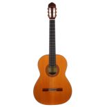 Raimundo Model 130 concert guitar, made in Spain; Back and sides: rosewood, minor dings and