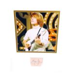 The Rolling Stones - Brian Jones autograph mounted display, 16" x 12"