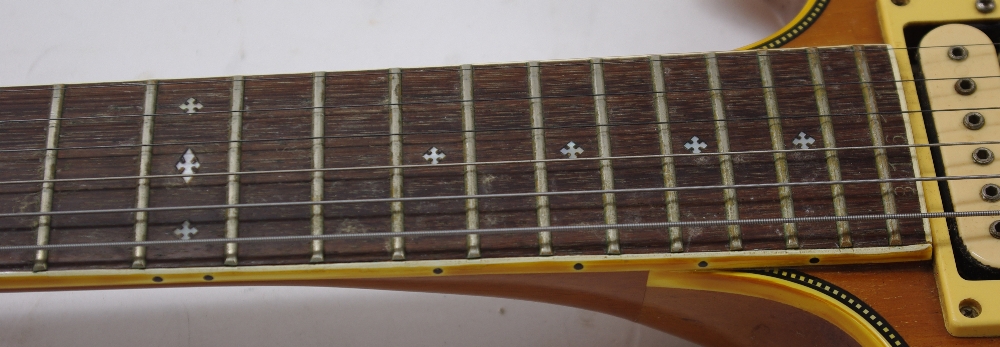 Late 1970s Kawai KS-12XL electric guitar, made in Japan; Finish: natural, many dings and heavier - Image 6 of 10