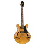 Ronnie Wood - autographed Mania semi-hollow body electric guitar *Autographed by Ronnie Wood in 2005