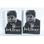 Jack Bruce - autographed 'Composing Himself' paperback book, signed by Jack Bruce, Harry Shapiro and