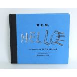 R.E.M - 'Hello, Photographs by David Belisle' autographed hardback book, signed internally by