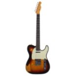 Fender Telecaster electric guitar, made in USA, circa 1963/64, ser. no. L2xxx3; Finish: three-tone