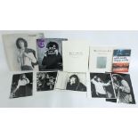 Patti Smith - selection of ephemera to include a signed paperback copy of Patti Smith's 'The Coral