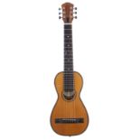 2000 Brook Guitars 'Kit' quarter size left-handed conversion acoustic guitar, ser. no. 0xxxx0;