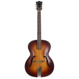 1963 Hofner Congress archtop guitar, made in Germany, ser. no. 1xxx4; Finish: brunette, small