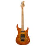 2003 Jackson Phil Collen Signature PC1 electric guitar, made in USA, ser. no. 0xxxx7; Finish: amber;