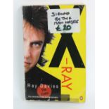 Ray Davies (The Kinks) - autographed 'X-Ray' paperback book, signed by Ray Davies to the inner front