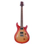 1987 Paul Reed Smith Custom electric guitar, made in USA, ser. no. 7xxx4; Finish: cherry burst,