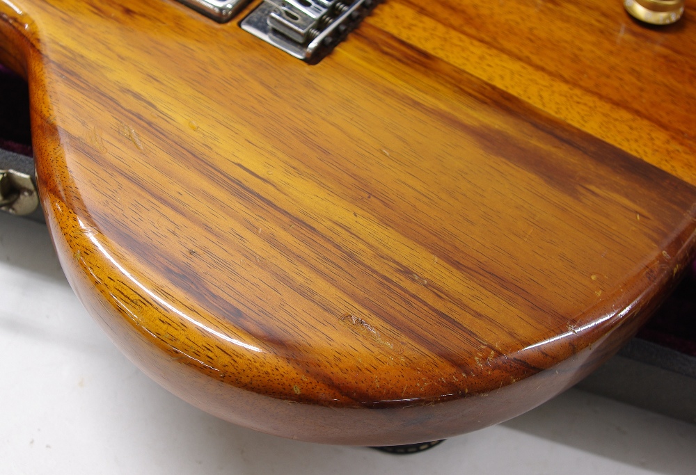 1975 Travis Bean TB1000S electric guitar, made in USA, ser. no. 5x5; Finish: natural koa, lacquer - Image 5 of 10