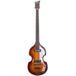 Paul McCartney - autographed contemporary Hofner violin bass guitar, signed by Paul McCartney to the