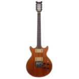Late 1970s Kawai KS-12XL electric guitar, made in Japan; Finish: natural, many dings and heavier