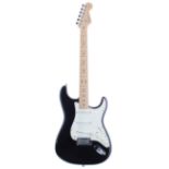 2006 Fender VG Stratocaster electric guitar, made in USA, ser. no. Z6xxxxx9; Finish: black, very
