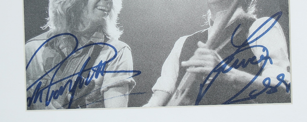 Status Quo - autographed copy of Status Quo - 'Pictures Forty Years of Hits', signed to the front - Image 2 of 2