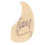 Liam Gallagher - autographed stick-on guitar scratchplate