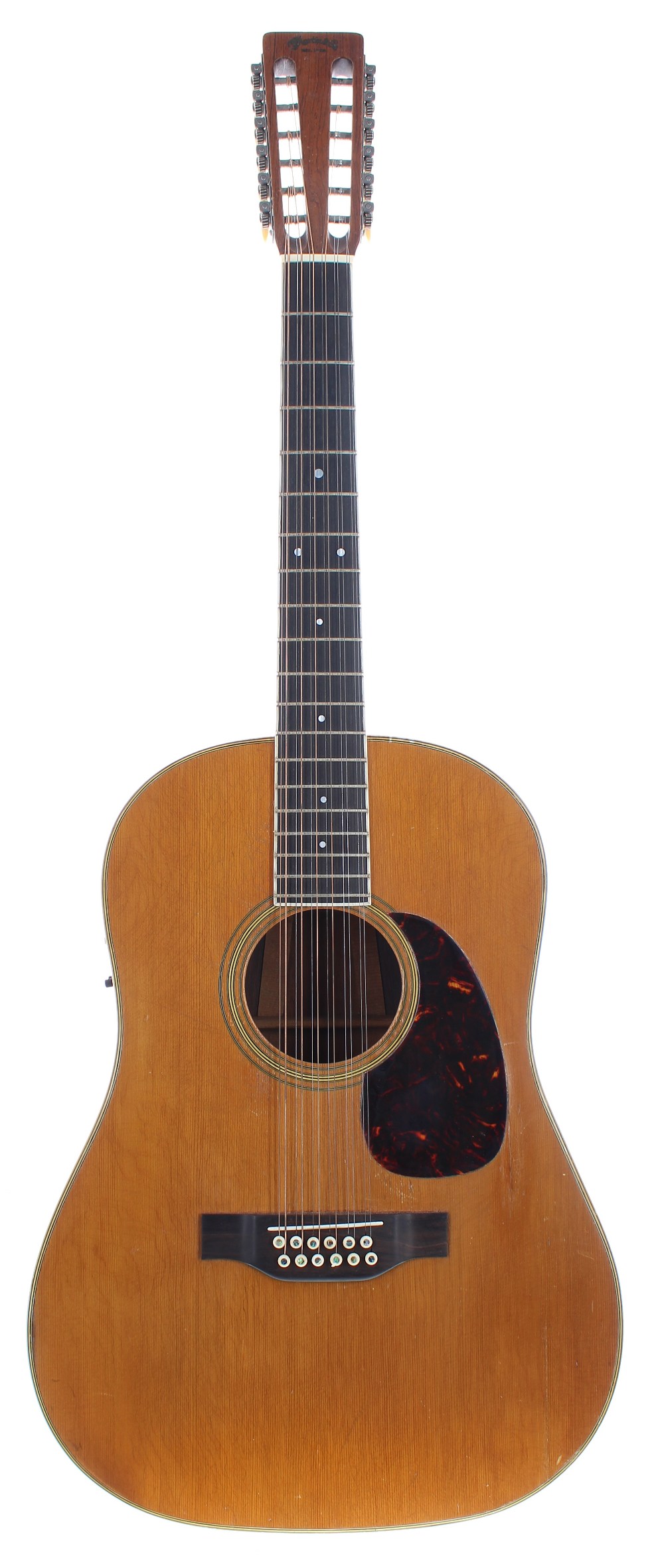 1966 C.F. Martin & Co D12-35 twelve string guitar, made in USA, ser. no. 2xxxx6; Back and sides: