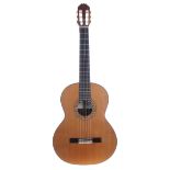 2003 Amalio Burguet guitar, made in Spain, no. AC-007; Back and sides: rosewood, minor