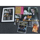 Joe Brown - small selection of Joe Brown ephemera to include an autographed 2010 UK tour poster,