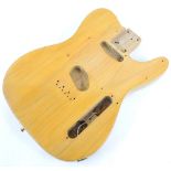 Mid 1970s Fender Telecaster ash guitar body