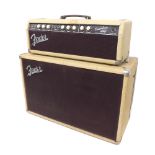 1962 Fender Tremolux-Amp guitar amplifier head for spares / repairs, no. 02928, modifications and in