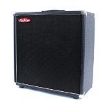 Red Plate guitar amplifier speaker cabinet, enclosing a pair of Celestion vintage 30 12" speakers