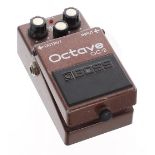 1986 Boss OC-2 Octave guitar pedal, made in Japan, black label