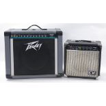 Peavey Bravo 112 guitar amplifier, made in USA; together with a Ross Fame Series Model 10 practice