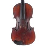 Neuner & Hornsteiner violin circa 1890, 14 1/16", 35.70cm