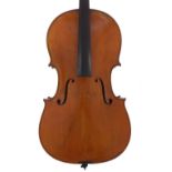 Fine and interesting early 20th century violoncello, possibly Italian and a copy of a Domenico