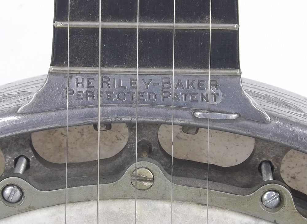 1895 Riley-Baker Perfected Patent five string aluminium banjo *Ex lot 25 Chiswick Auctions - Vintage - Image 7 of 7