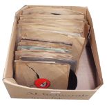 Collection of various old gramophone records with His Master's Voice, Columbia and Decca labels etc.