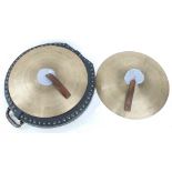 Pair of Zildjian Symphonic 18" French cymbals, within a cymbal case *Sold on behalf of the estate of