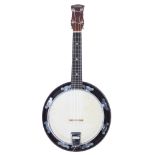John Grey & Sons banjo ukulele, case