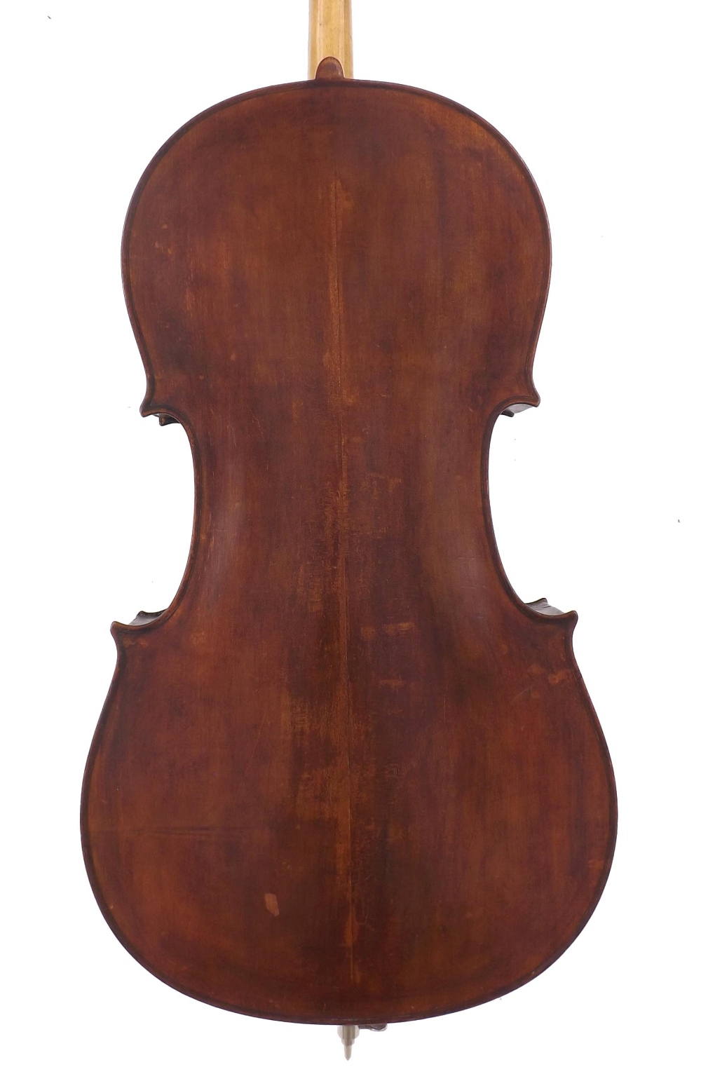 Early 20th century German violoncello, 29 7/8", 75.90cm, hard case and two nickel mounted - Image 2 of 3