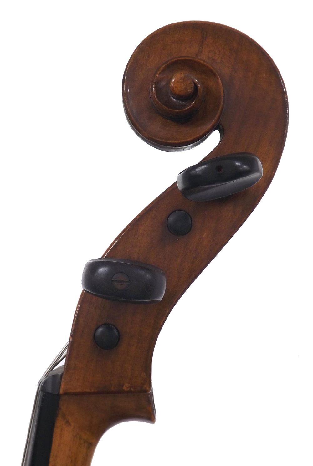 Early 20th century German violoncello, 29 7/8", 75.90cm, hard case and two nickel mounted - Image 3 of 3