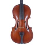 Good French violin labelled Lutherie d'Art, Lucien, André Ragot, Pere & Fils; also inscribed on