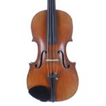 German violin circa 1900 labelled Nicolaus Amatus..., 14", 35.60cm