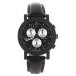 Bvlgari Carbongold Cortina chronograph carbon gentleman's wristwatch, ref. BB 38 CL CH, no. 840/999,