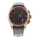 Hamilton Aquariva automatic chronograph gold plated gentleman's wristwatch, ref. H346460 no. 07xx/