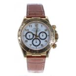 Rolex Oyster Perpetual Cosmograph Daytona 18ct gentleman's wristwatch, ref. 16518, circa 1991,