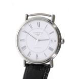 Longines Presence automatic stainless steel gentleman's wristwatch, ref. L4.721.4, no. 3264xxxx,