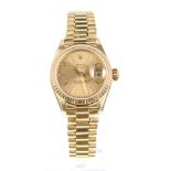 Rolex Oyster Perpetual Datejust 18ct lady's bracelet watch, ref. 69178, circa 1987, serial. no.