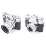 Kodak Retina IIIs camera, no. 76924, with Retina Xenon f:1.9/50mm lens no. 6817158; together with