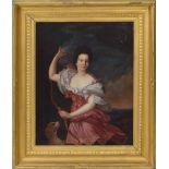 Follower of Sir Godfrey Kneller (18th/19th century) -portrait of a lady dressed as Diana the Huntres