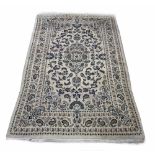 Fine Persian hand made Kashan rug, 83" x 53" approx