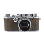 Leica IIIa camera, no. 211195, with Leitz Wetzlar Summitar f=5cm 1:2 lens no. 681765