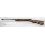 Vintage air rifle, numbered GB 4631, 44.5" long overall