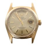 Rolex Oyster Perpetual 18ct Day-Date gentleman's wristwatch, ref. 18038, circa 1986, serial no.