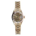 Rolex Oyster Perpetual Datejust 18ct lady's bracelet watch, ref. 69178, circa 1990, serial no.